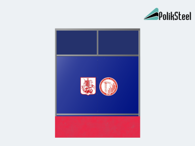 Тип 2.4 Защитно-охранное ограждение с пешеходной - Лестницы, перила, ограждения