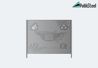 Тип 1 БН (1) Перфорированный лист - Лестницы, перила, ограждения