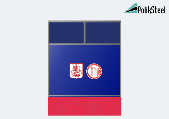 Тип 2.4 Защитно-охранное ограждение с пешеходной - Лестницы, перила, ограждения