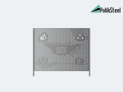 Тип 1 БН (1) Перфорированный лист - Лестницы, перила, ограждения